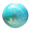 Spray-Painted Acrylic Beads, Round 25mm, Sold by Bag 
