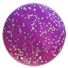 Spray-Painted Acrylic Beads, Flat Round 20mm, Sold by Bag 