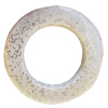 Spray-Painted Acrylic Beads, Donut O:25mm O:21mm, Sold by Bag 