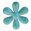Spray-Painted Acrylic Beads, Flower 34mm, Sold by Bag 