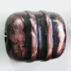 Red Bronze Acrylic Beads, 26x22mm, Sold by Bag 