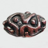 Red Bronze Acrylic Beads, 34x21mm, Sold by Bag 