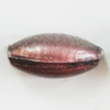 Red Bronze Acrylic Beads, Oval 11x15mm, Sold by Bag 