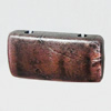 Red Bronze Acrylic Connectors, Rectangle 27x14mm, Sold by Bag 