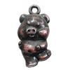 Red Bronze Acrylic Pendant, Pig 15x29mm, Sold by Bag