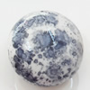 Spray-Painted Acrylic Beads, Flat Round, 17mm, Sold by Bag