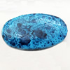 Spray-Painted Acrylic Beads, Flat Oval, 33x19mm, Sold by Bag