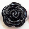 Spray-Painted Acrylic Beads, Flower, 28mm, Sold by Bag