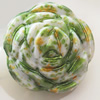 Spray-Painted Acrylic Beads, Flower, 19mm, Sold by Bag