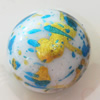 Spray-Painted Acrylic Beads, Round, 10mm, Sold by Bag
