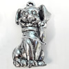 Antique Silver Acrylic Pendant, 28x50mm, Sold by Bag