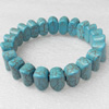 Turquoise Bracelet，13mm, Length Approx:7.1-inch, Sold by Strand