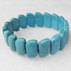 Turquoise Bracelet，19mm, Length Approx:7.1-inch, Sold by Strand