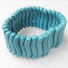 Turquoise Bracelet，32mm, Length Approx:7.1-inch, Sold by Strand