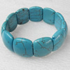 Turquoise Bracelet，22mm, Length Approx:7.1-inch, Sold by Strand