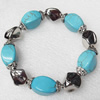 Turquoise Bracelet，12mm, Length Approx:7.1-inch, Sold by Strand