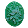 Cameos Resin Beads, No-Hole Jewelry findings, Flat Oval 28x37mm, Sold by Bag