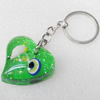 Resin Key Chain，Mix Colour, Length Approx 8.7cm, Sold by PC