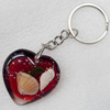 Resin Key Chain，Mix Colour, Length Approx 8.7cm, Sold by PC