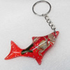 Resin Key Chain，Mix Colour, Length Approx 10.5cm, Sold by PC