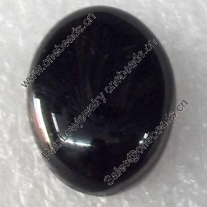 Agate Cabochons，Oval, 13x18mm, Sold by PC