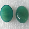 Agate Cabochons，Oval, 15x20mm, Sold by PC