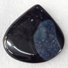 Agate Cabochons，Teardrop, 52x54mm, Sold by PC