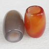 European Style Agate Beads, Drum, 27x18mm Hole:9mm, Sold by PC