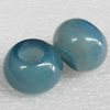 European Style Agate Beads, Rondelle, 18x13mm Hole:10mm, Sold by PC