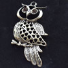 Pendant, Zinc Alloy Jewelry Findings Lead-free, Die Eule, 26x53mm, Sold by Bag
