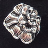 Pendant, Zinc Alloy Jewelry Findings Lead-free, Flower, 16x17mm, Sold by Bag