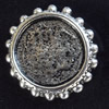 Zinc Alloy Cabochon Settings, Outside diameter:20mm, Interior diameter:15mm,Sold by Bag