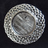 Zinc Alloy Cabochon Settings, Outside diameter:22mm, Interior diameter:12mm,Sold by Bag