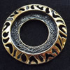 Zinc Alloy Cabochon Settings, Outside diameter:22mm, Interior diameter:15mm,Sold by Bag