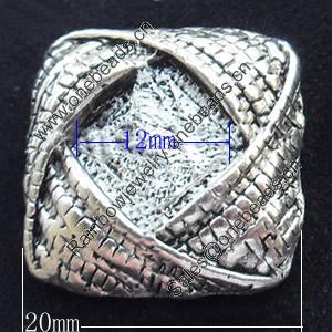 Zinc Alloy Cabochon Settings, Outside diameter:20mm, Interior diameter:12mm,Sold by Bag