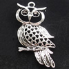 Pendant, Zinc Alloy Jewelry Findings, Animal 27x54mm, Sold by Bag