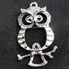 Pendant, Zinc Alloy Jewelry Findings, Animal 29x48mm, Sold by Bag