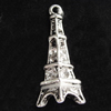 Pendant, Zinc Alloy Jewelry Findings, 10x23mm, Sold by Bag