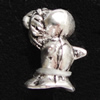 Pendant, Zinc Alloy Jewelry Findings, 7x12mm, Sold by Bag