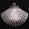 Pendant, Zinc Alloy Jewelry Findings, Sectory 35x31mm, Sold by Bag