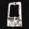 Pendant, Zinc Alloy Jewelry Findings, 12x20mm, Sold by Bag