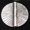 Pendant, Zinc Alloy Jewelry Findings, Flat Round 25x25mm Hole:1.5mm, Sold by Bag