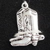 Pendant, Zinc Alloy Jewelry Findings, 15x20mm, Sold by Bag