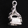 Pendant, Zinc Alloy Jewelry Findings, 8x18mm, Sold by Bag