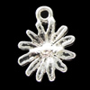 Pendant, Zinc Alloy Jewelry Findings, 11x15mm, Sold by Bag