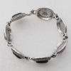 Zinc Alloy Bracelets, Bead Size:18x21mm, Sold by Dozen