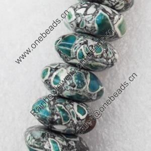 Turquoise Beads, 17x8mm Hole:1mm, Sold by KG