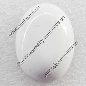 Gemstone Cabochons，Oval, 15x30mm, Sold by PC