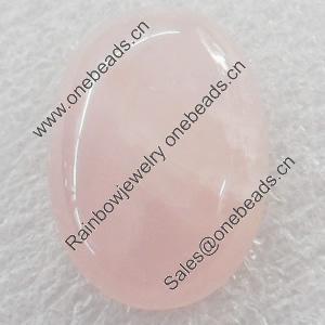Gemstone Cabochons，Oval, 8x10mm, Sold by PC