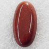 Gemstone Cabochons，Oval, 15x30mm, Sold by PC